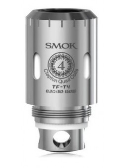 RÉSISTANCES TFV4-T4 CLAPTON / 5PCS - SMOKTECH-Ecigarettes-alavape.com