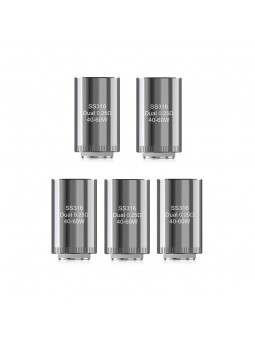 RÉSISTANCES DUAL/NC LYCHE / 5PCS - ELEAF-Ecigarettes-alavape.com