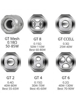 RÉSISTANCES GT CORE / 3PCS - VAPORESSO-Ecigarettes-alavape.com