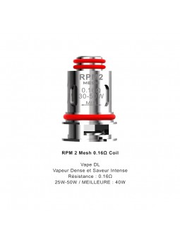 Résistances RPM2 SCAR P3 / 5pcs - SMOKTECH-Résistances - Mèches-alavape.com