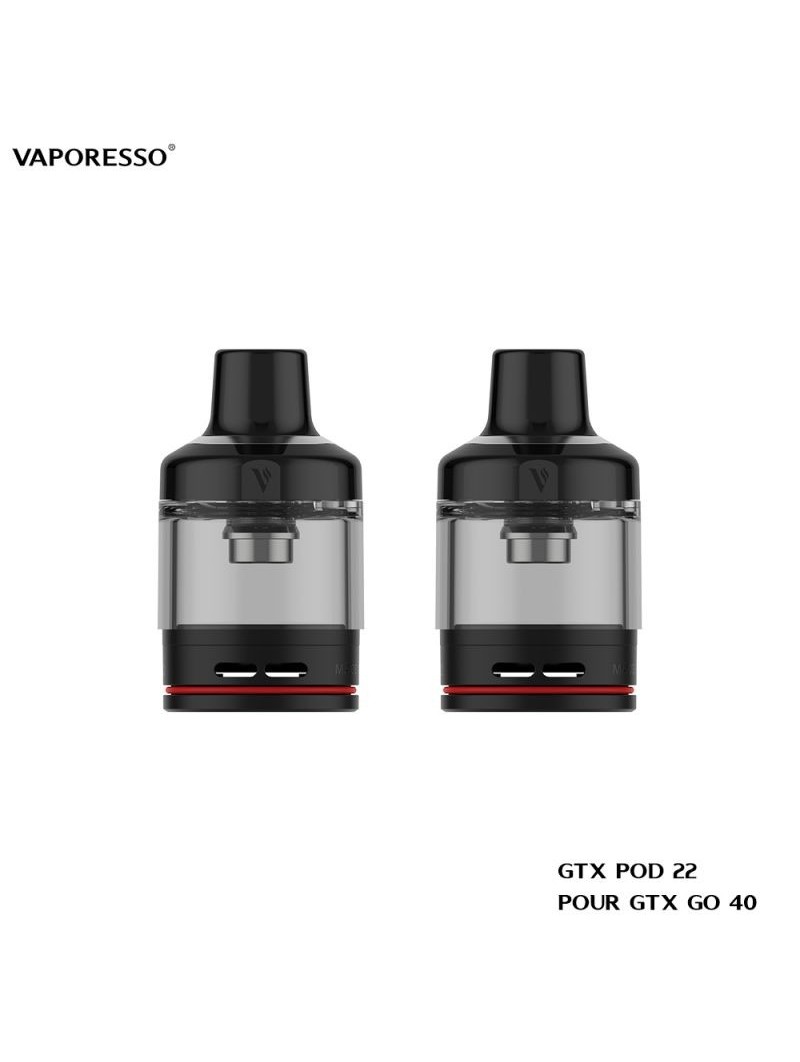 CARTOUCHES POD GTX POD 22 3.5ML DE REMPLACEMENT / 2PCS VAPORESSO-Ecigarettes-alavape.com