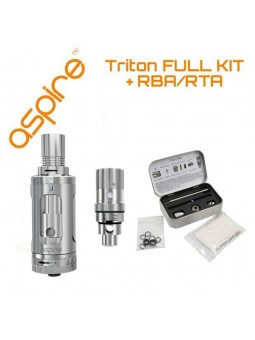 ATOMISEUR KIT TRITON RBA/RTA - ASPIRE-Ecigarettes-alavape.com