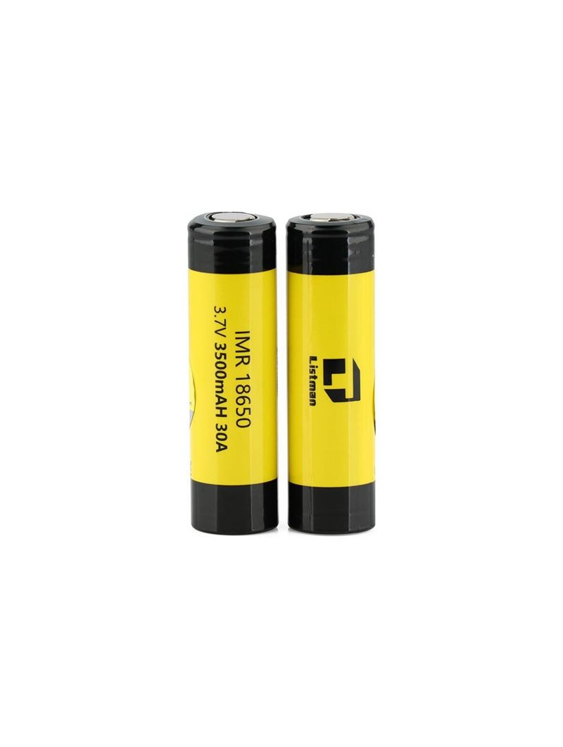 ACCU 18650 30A 3500MAH - LISTMAN-Ecigarettes-alavape.com