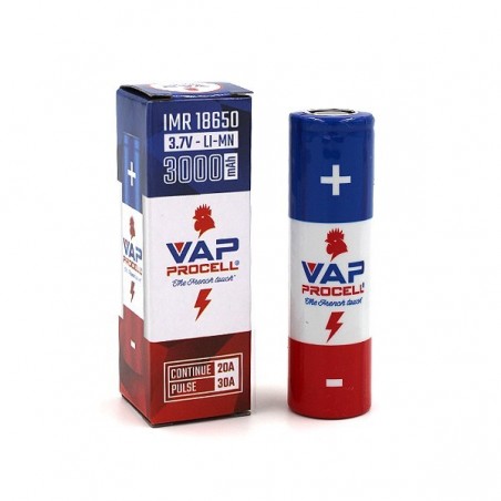 VAP PROCELL 18650 3000MAH 30A-Accumulateurs-alavape.com