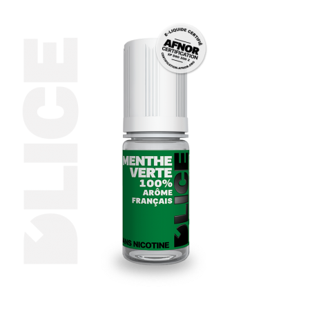 E LIQUIDE MENTHE VERTE 10ML - D'LICE--alavape.com