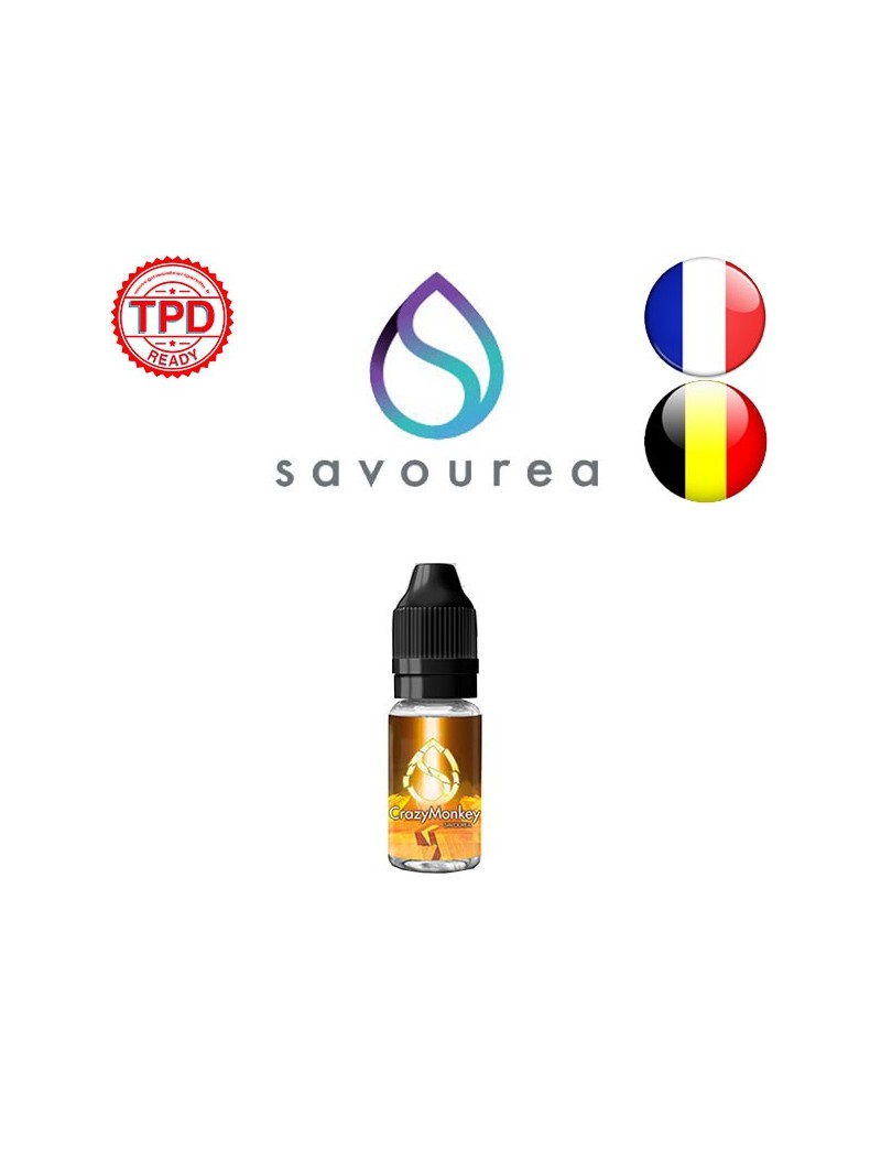 E LIQUIDE CRAZY MONKEY 10ML - SAVOUREA--alavape.com