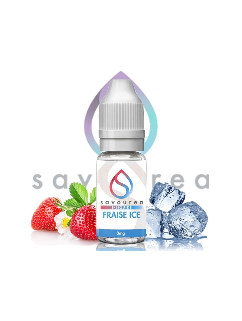 E LIQUIDE FRAISE ICE 10ML - SAVOUREA--alavape.com