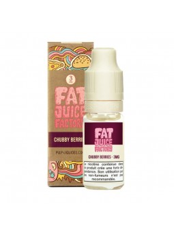 E LIQUIDE CHUBBY BERRIES 10ML - FAT JUICE FACTORY PULP--alavape.com