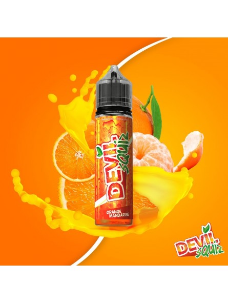 E LIQUIDE ORANGE MANDARINE DEVIL SQUIZ 50ML - AVAP--alavape.com