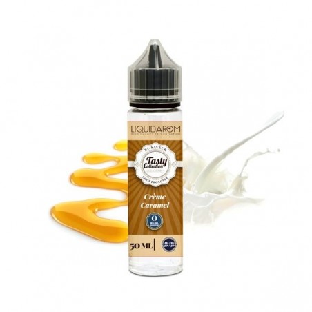 E LIQUIDE CREME CARAMEL 50ML - TASTY COLLECTION--alavape.com