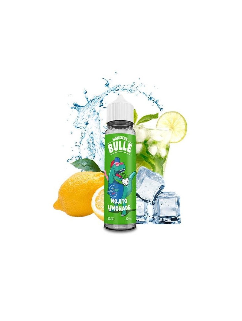 E LIQUIDE MOJITO LIMONADE 50ML - MONSIEUR BULLE LIQUIDEO--alavape.com