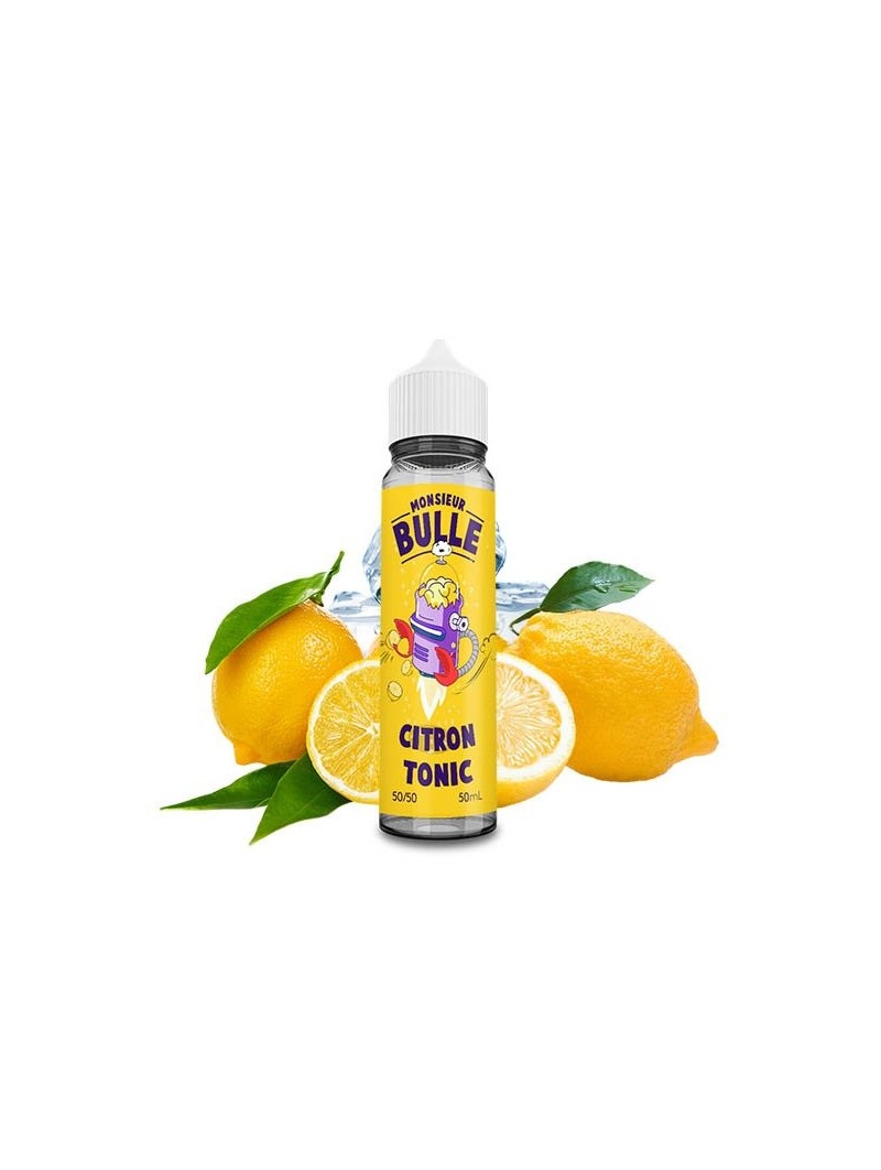 E LIQUIDE CITRON TONIC 50ML - MONSIEUR BULLE LIQUIDEO--alavape.com