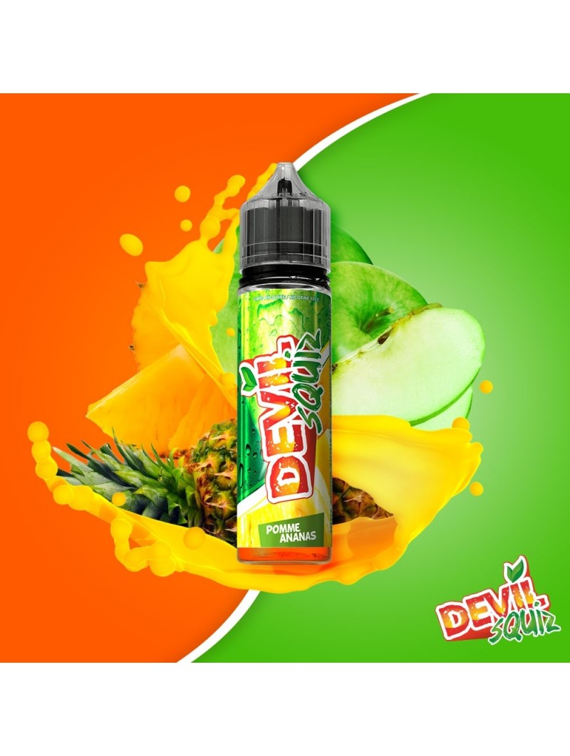 E LIQUIDE POMME ANANAS DEVIL SQUIZ 50ML - AVAP--alavape.com