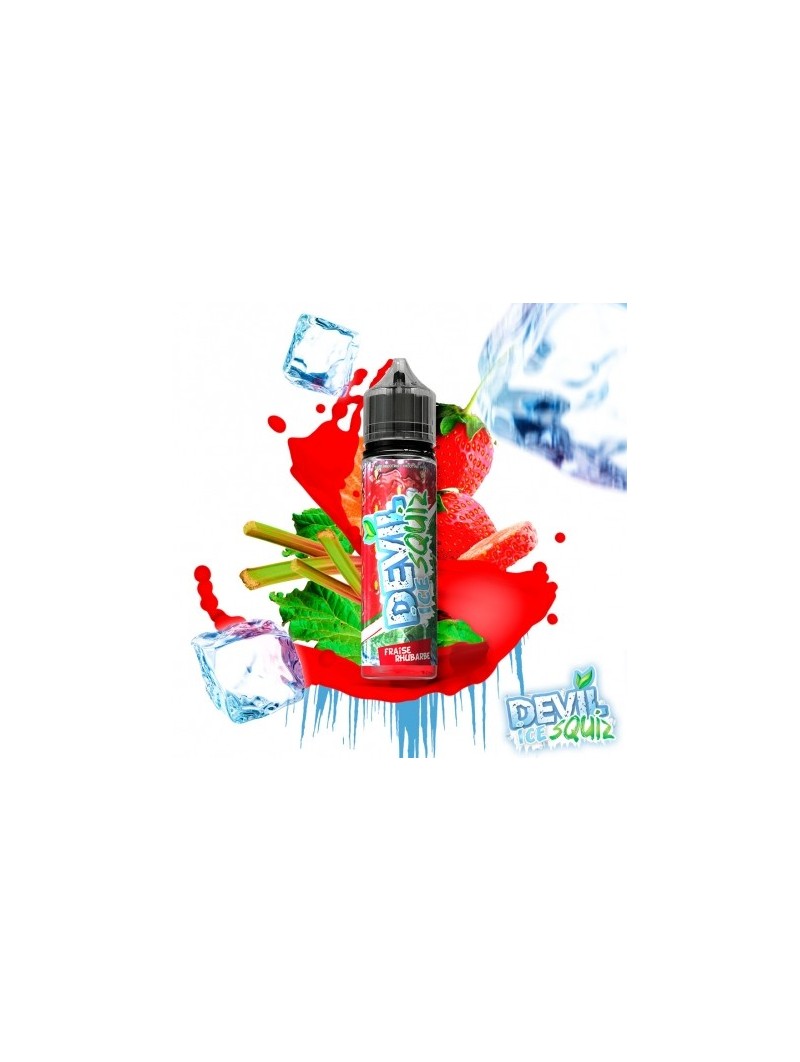 E LIQUIDE FRAISE RHUBARBE DEVIL ICE SQUIZ 50ML - AVAP--alavape.com