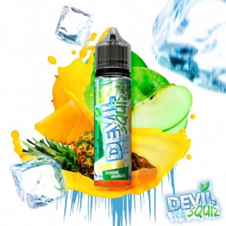E LIQUIDE POMME ANANAS DEVIL ICE SQUIZ 50ML - AVAP--alavape.com