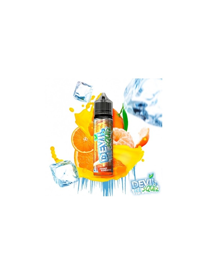 E LIQUIDE ORANGE MANDARINE DEVIL ICE SQUIZ 50ML - AVAP--alavape.com
