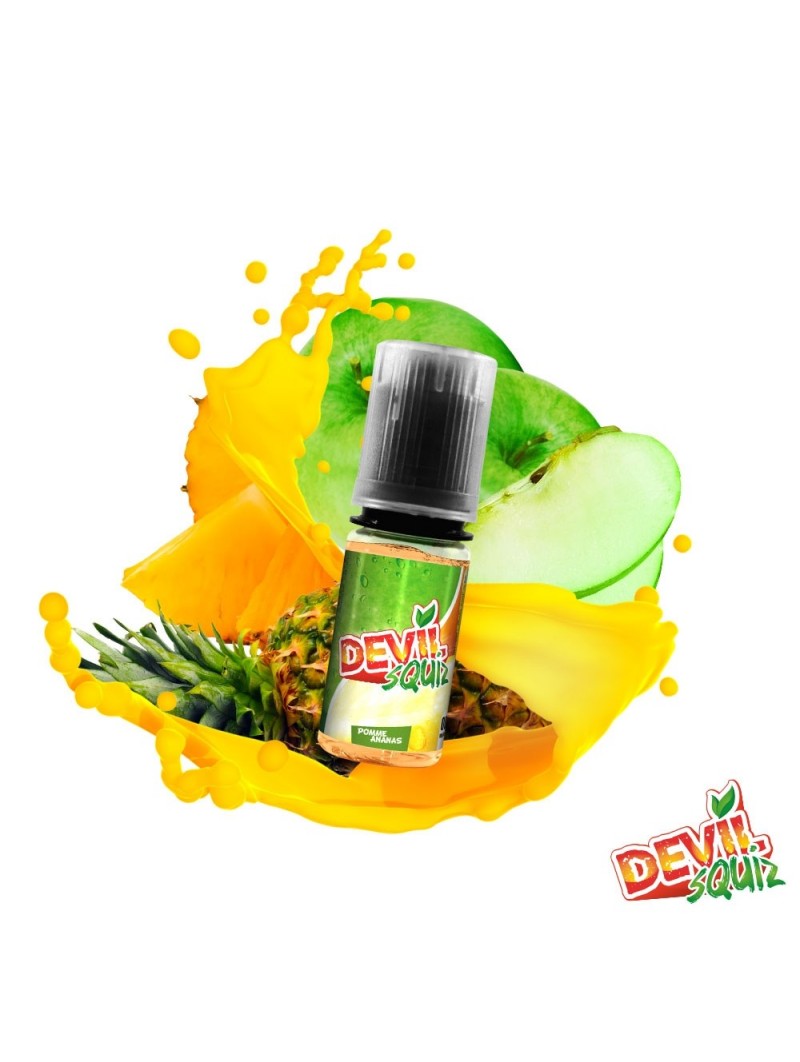 E LIQUIDE POMME ANANAS DEVIL SQUIZ 10ML - AVAP--alavape.com