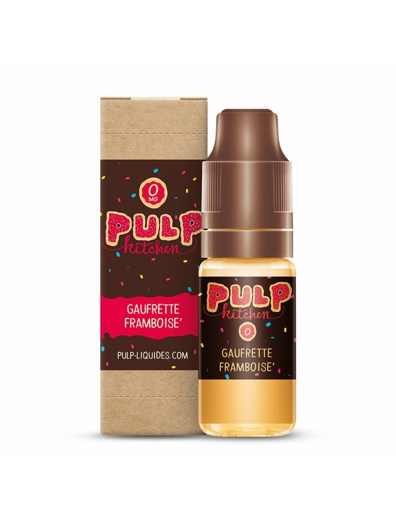 E LIQUIDE GAUFRETTE FRAMBOISE 10ML - PULP--alavape.com