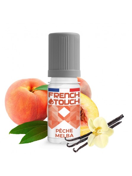 E LIQUIDE PECHE MELBA 10ML - FRENCH TOUCH--alavape.com