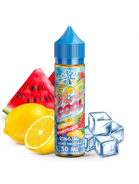 E LIQUIDE CITRON PASTEQUE 50ML - ICE COOL--alavape.com