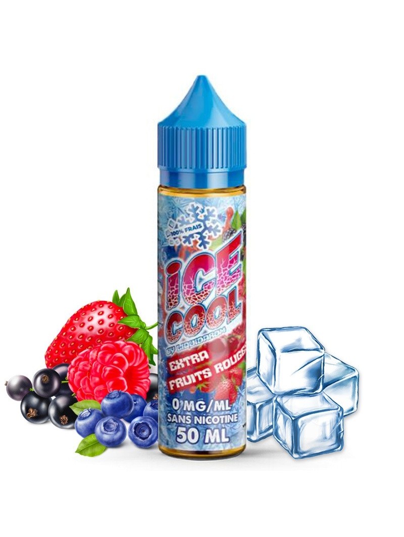 E LIQUIDE EXTRA FRUITS ROUGES 50ML - ICE COOL--alavape.com