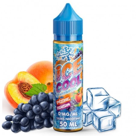 E LIQUIDE PECHE RAISIN 50ML - ICE COOL--alavape.com