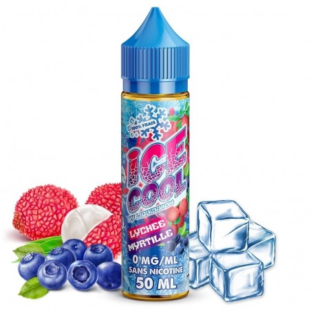 E LIQUIDE LYCHEE MYRTILLE 50ML - ICE COOL--alavape.com