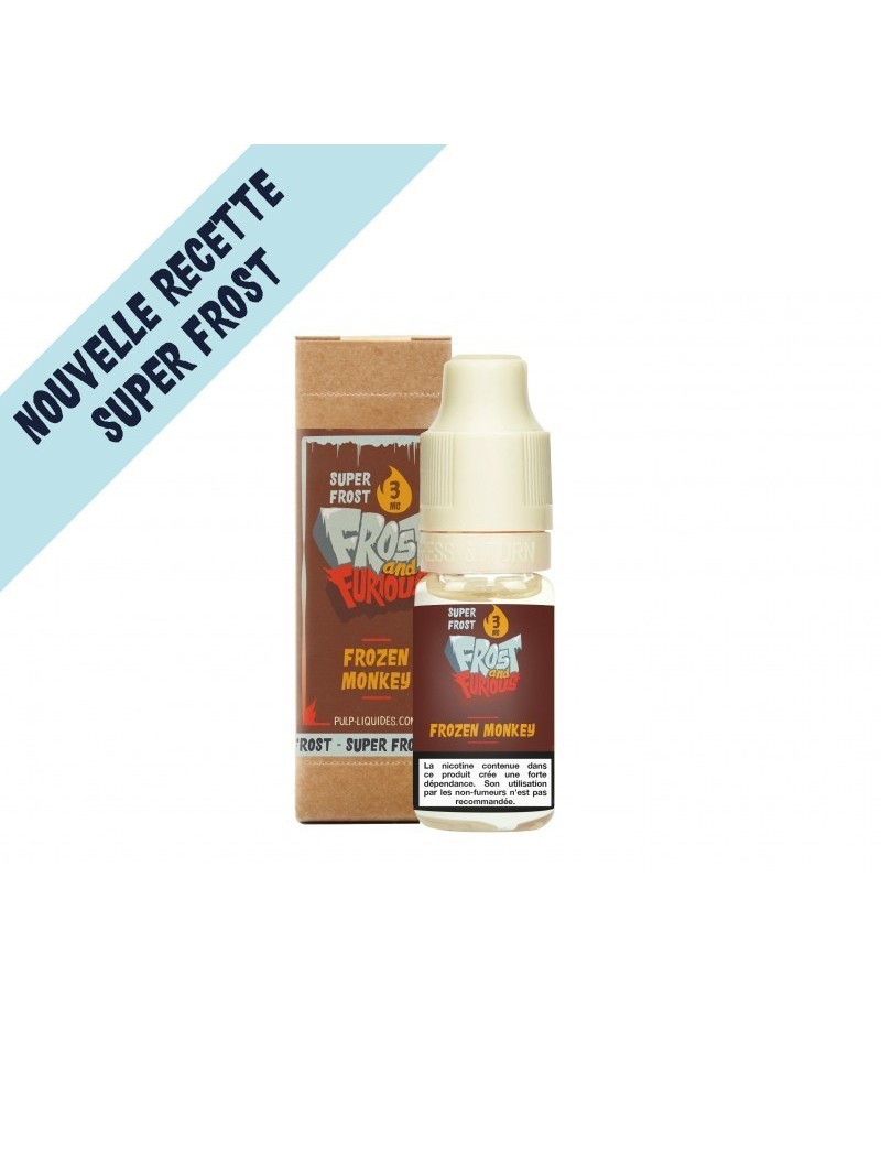 E LIQUIDE FROZEN MONKEY SUPER FROST 10ML - FROST AND FURIOUS PULP--alavape.com