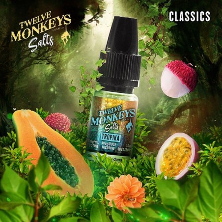 E LIQUIDE TROPIKA SALTS - TWELVE MONKEYS--alavape.com