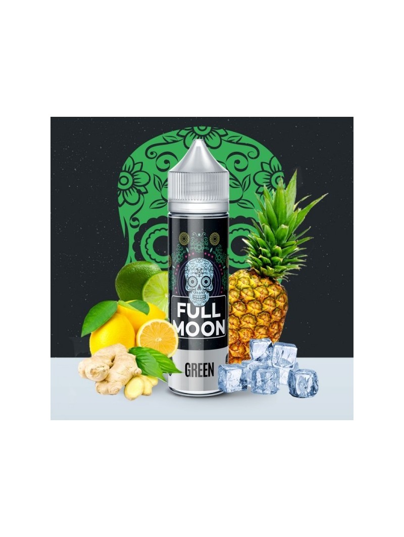 E LIQUIDE GREEN 50ML - FULL MOON--alavape.com