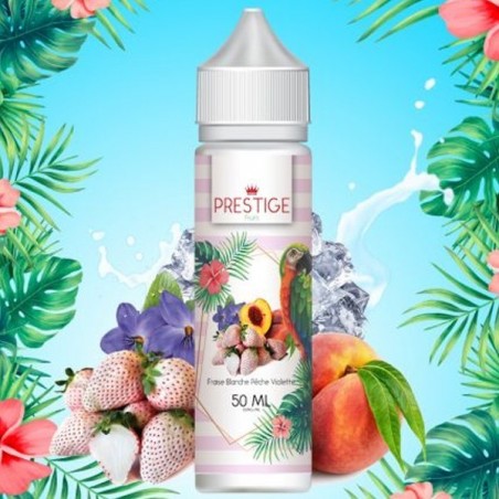 E LIQUIDE FRAISE BLANCHE PECHE VIOLETTE 50ML - PRESTIGE FRUITS--alavape.com