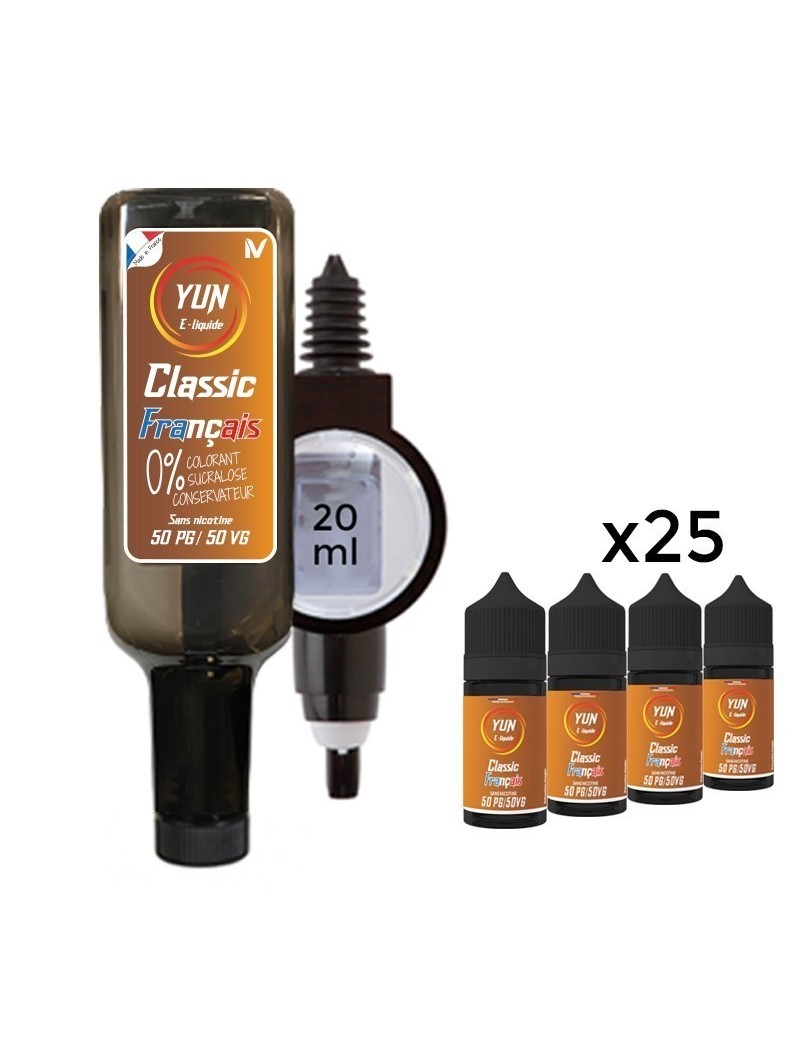 E LIQUIDE CLASSIC FRANÇAIS 500ML  - JUICE BAR YUN--alavape.com