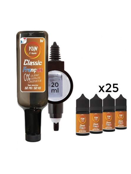 E LIQUIDE CLASSIC FRANÇAIS 500ML  - JUICE BAR YUN--alavape.com