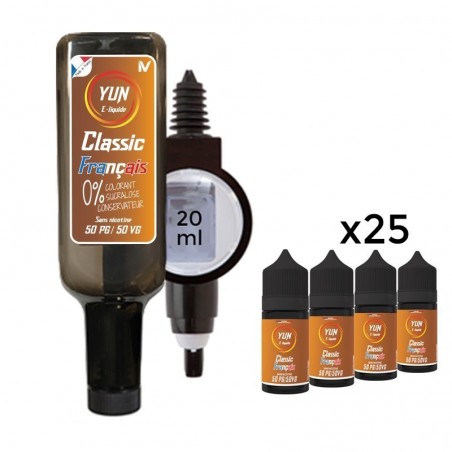 E LIQUIDE CLASSIC FRANÇAIS 500ML  - JUICE BAR YUN--alavape.com