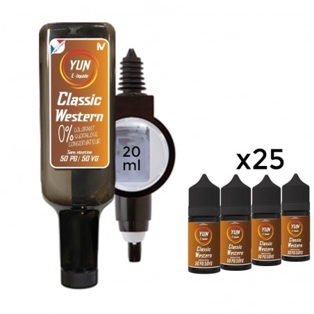 E LIQUIDE CLASSIC WESTERN 500ML - JUICE BAR YUN--alavape.com
