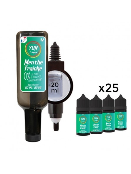 E LIQUIDE MENTHE FRAÎCHE 500ML - JUICE BAR YUN--alavape.com E LIQUIDE MENTHE FRAÎCHE 500ML - JUICE BAR YUN--alavape.com