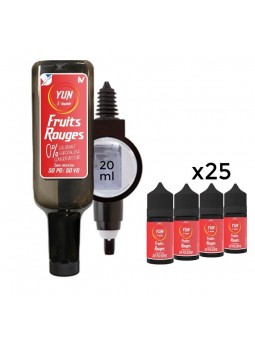 E LIQUIDE FRUITS ROUGES 500ML - JUICE BAR YUN--alavape.com