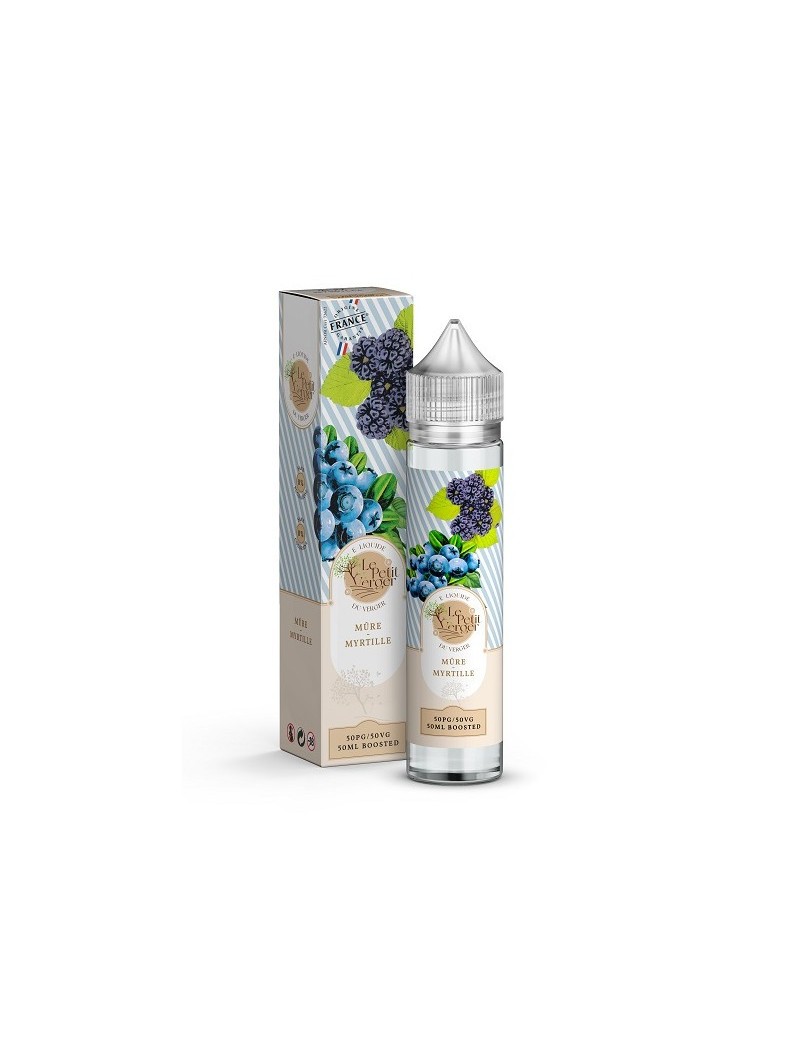 E LIQUIDE MÛRE MYRTILLE 50ML - LE PETIT VERGER--alavape.com