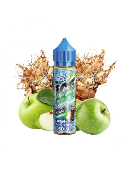 E LIQUIDE COLA POMME 50ML - ICE COOL--alavape.com