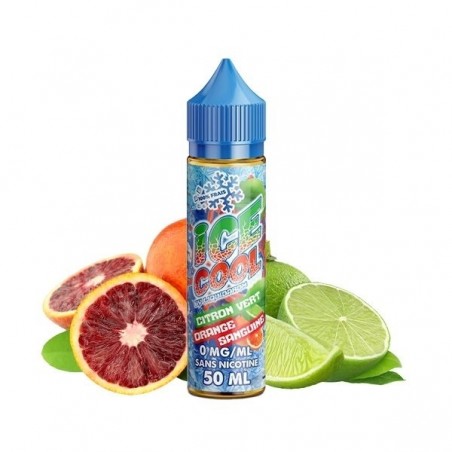 E LIQUIDE CITRON VERT ORANGE SANGUINE 50ML - ICE COOL--alavape.com