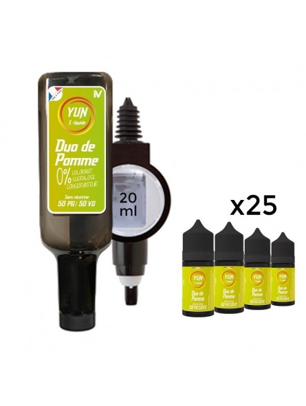 E LIQUIDE DUO DE POMME 500ML - JUICE BAR YUN--alavape.com E LIQUIDE DUO DE POMME 500ML - JUICE BAR YUN--alavape.com
