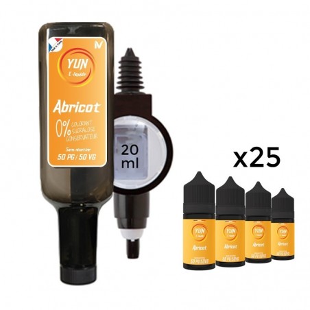 E LIQUIDE ABRICOT 500ML - JUICE BAR YUN--alavape.com