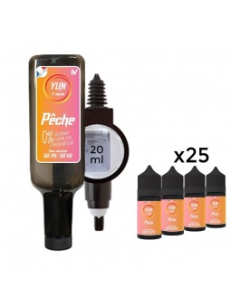 E LIQUIDE PÊCHE 500ML - JUICE BAR YUN--alavape.com