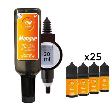 E LIQUIDE MANGUE 500ML - JUICE BAR YUN--alavape.com