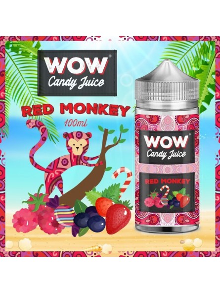 E LIQUIDE RED MONKEY 100ML - WOW CANDY JUICE--alavape.com E LIQUIDE RED MONKEY 100ML - WOW CANDY JUICE--alavape.com
