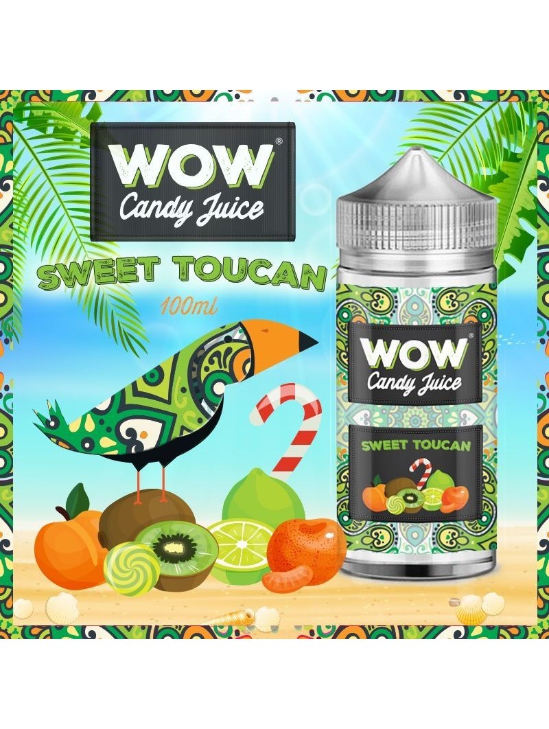 E LIQUIDE SWEET TOUCAN 100ML - WOW CANDY JUICE--alavape.com