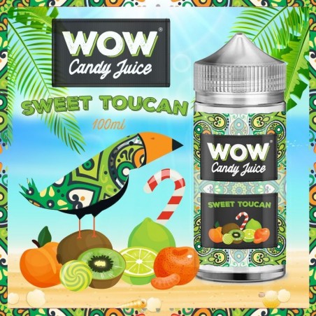 E LIQUIDE SWEET TOUCAN 100ML - WOW CANDY JUICE--alavape.com