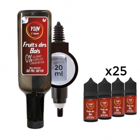 E LIQUIDE FRUITS DES BOIS 500ML - JUICE BAR YUN--alavape.com