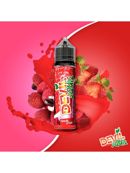 E LIQUIDE FRAISE LITCHI DEVIL SQUIZ 50ML - AVAP--alavape.com
