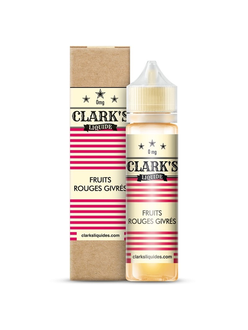 E LIQUIDE FRUITS ROUGES GIVRES 50ML - CLARK'S--alavape.com